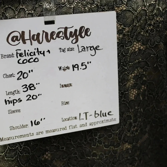 Felicity & Coco lace sheath dress size large - Picture 9 of 11